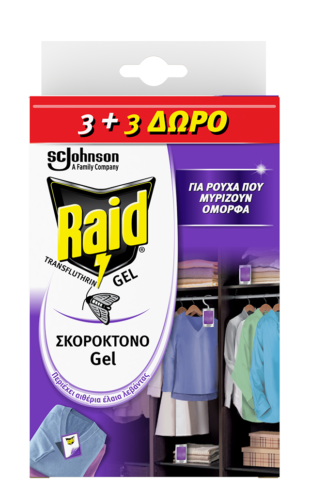 raid σκοροκτόνο gel 